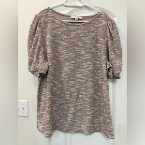 LOFT Pastel Knit Top